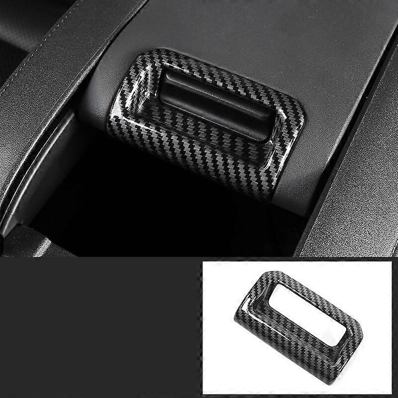 도요타 하이랜더 XU70 수리 2020 2021 2022 자동차 탄소 섬유 인테리어 몰딩 기어 패널 커버 프레임 액세서리 LHD 차량 장식 액세서리
