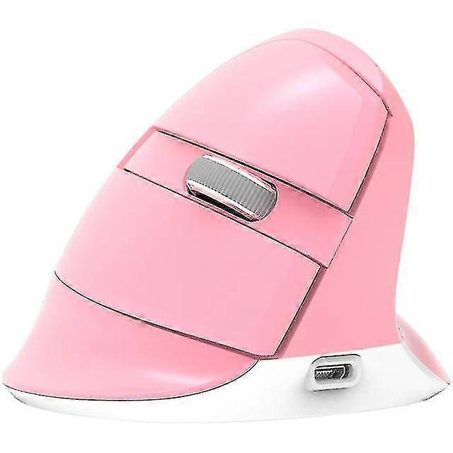 Wireless Game Mouse Vertical Ergonomic Mice(pink)