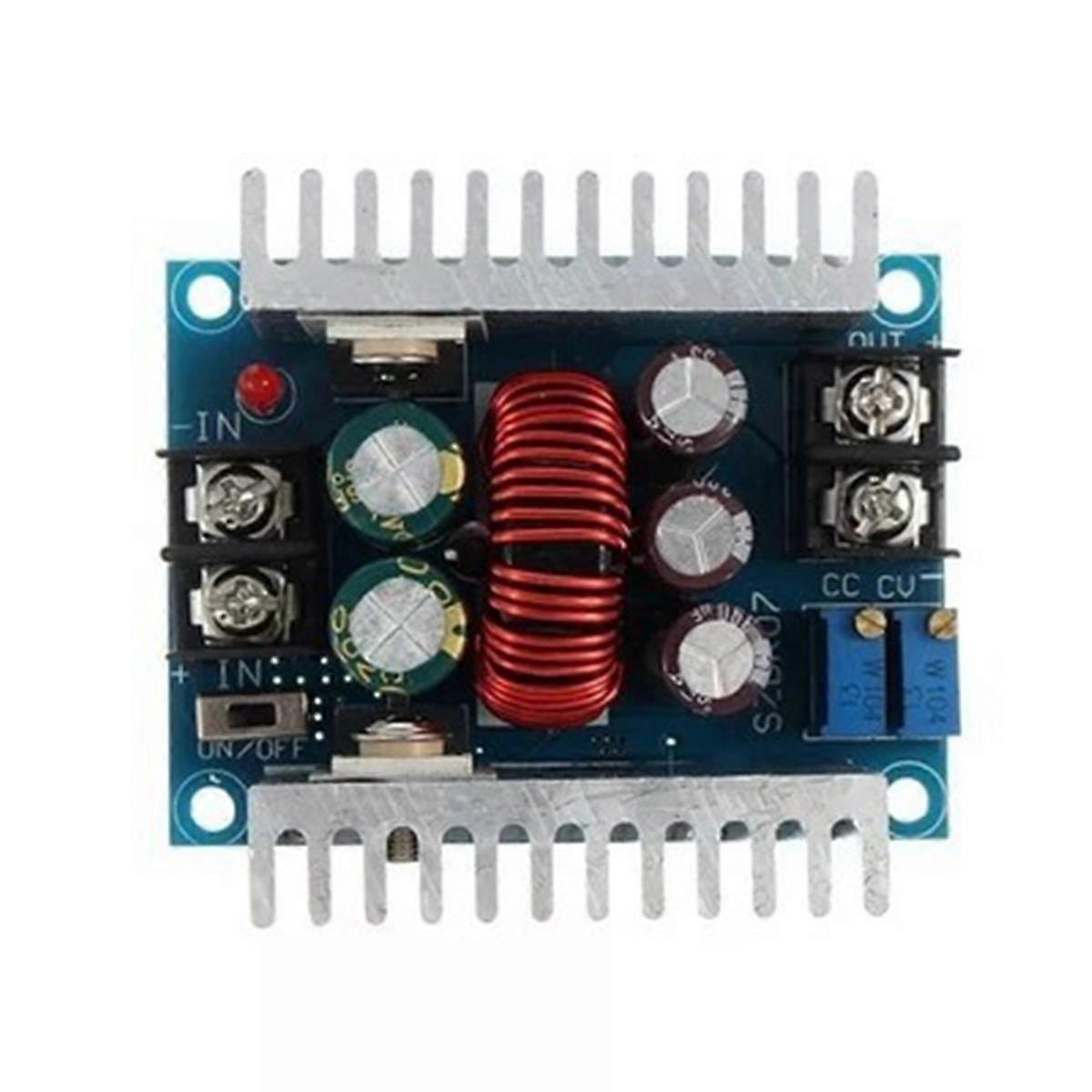 Driver LED 300W 20A - Modul convertor DC-DC Buck cu curent constant și condensator electrolitic
