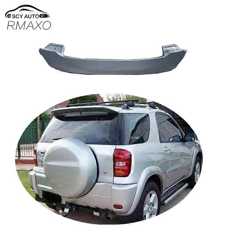 For TOYOTA RAV 4 Spoiler 2001-2004 High Quality RAV4 Spoiler ABS Material Car Rear Wing Primer Color Rear SpoilerMotorcycle Neck Braces
