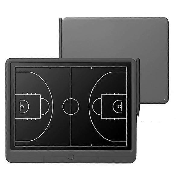 Electronic Basketball Tactic Boards, Basketball Trainer Board Basketball Tactic Board with Marker and LCD Display - Coaching Clipboard for Training, C