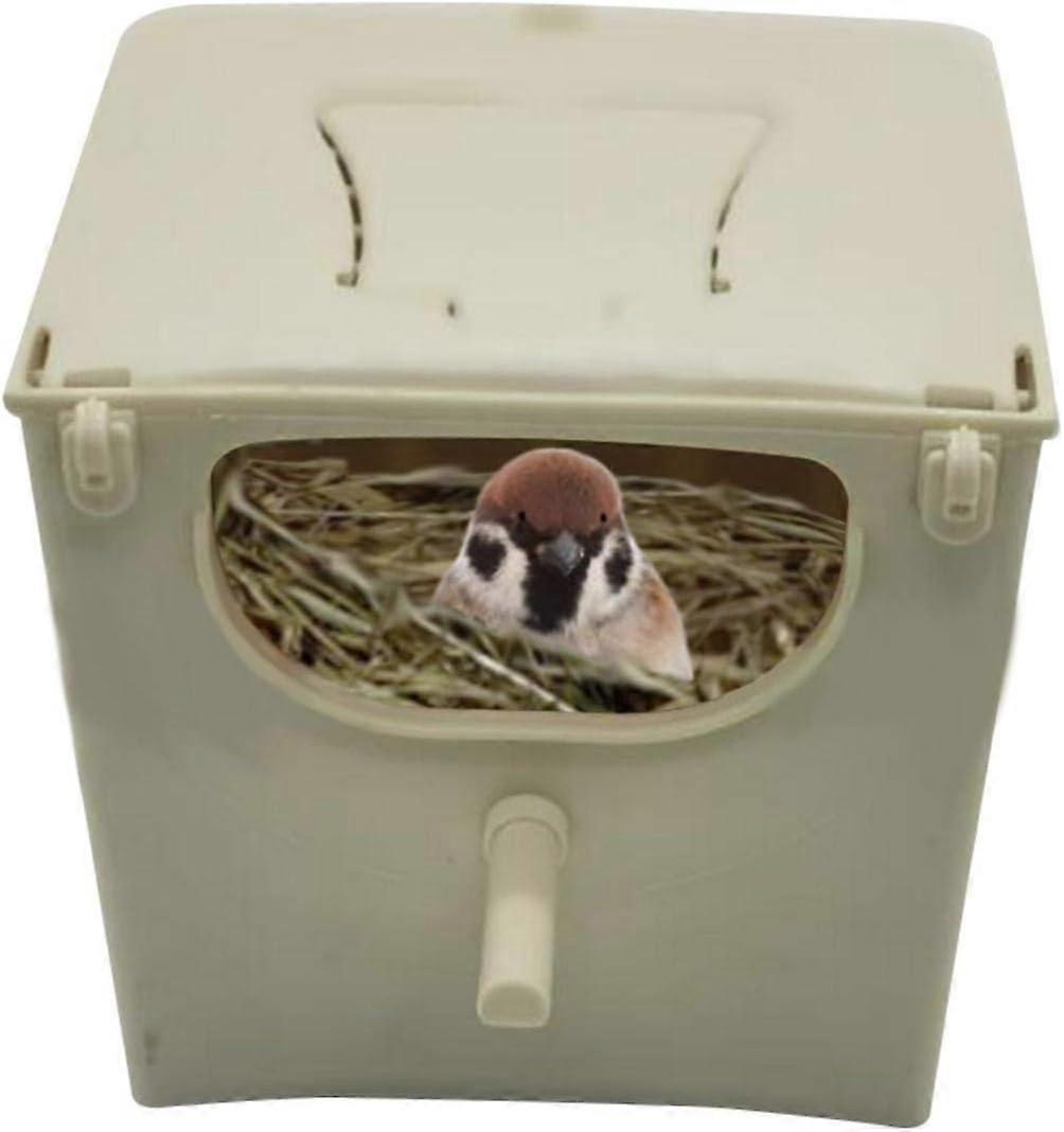 2025 Suitable Bird Nest Box, Bird Cage Mount Nesting Box Breeding Bird Nest Box Plastic Parakeet House Breeding Ma