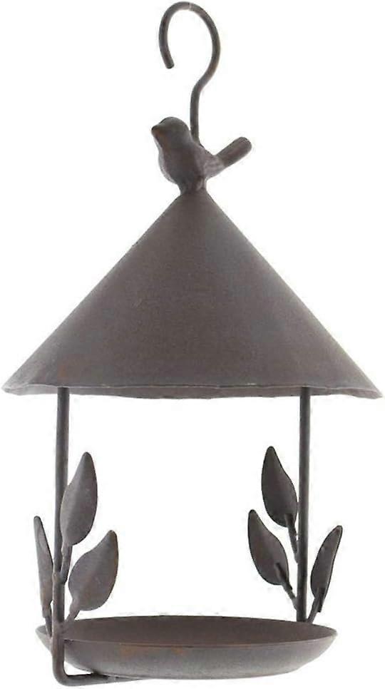 Hængende fuglefoder - Metal fuglefoder - Ideel til altan & have - Hængende fuglefoder - Vintage