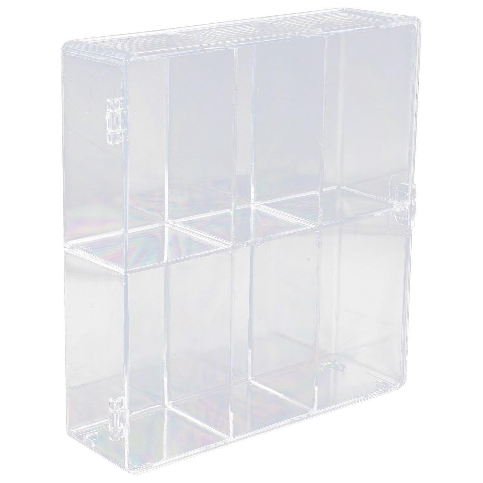 Clear Figure Display Box Fächer Vitrine Schrank Ständer Display Box für Edelsteine und Figuren