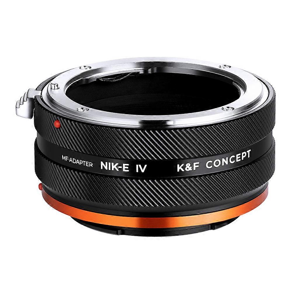 K&F Concept Nik-E Nikon F AI mount Lens to Sony E FE mount Cameras Adapter Ring for Sony A6400 A7M3 A7R3 A7M4 A7R4