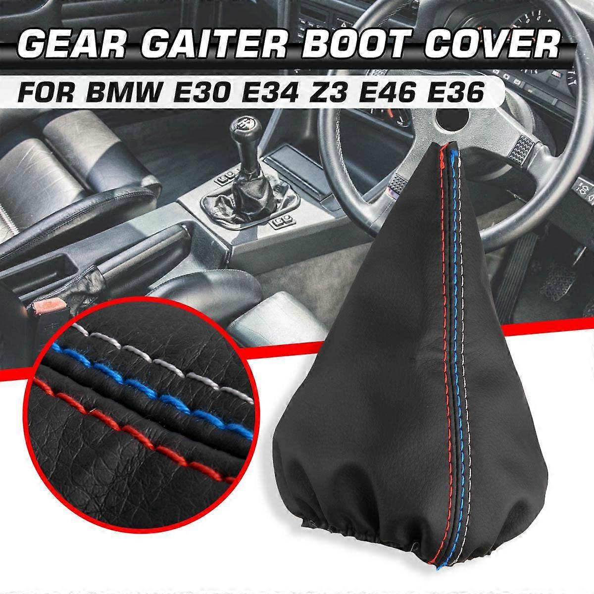 Til Bmw E36 E46 E34 E30 E28 Z3 1998-2005 Bil Gear Shift Stick Manuel håndbremse Gaiter Shift Gaiter Boot Støvdæksel Car Styling