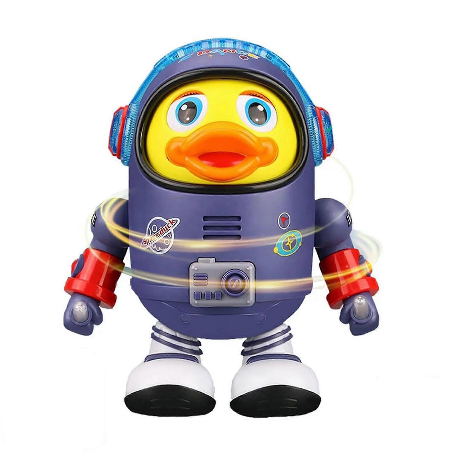 2024 NEW,Baby Space Duck Toy Musical Interactive Toy Electric with Sounds Dancing Lights,Fast Shipping