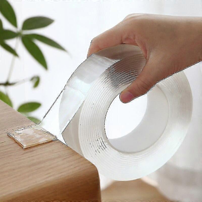 Nano Magic Tape Double Sided Tape Transparent Notrace Reusable Waterproof Adhesive Tape