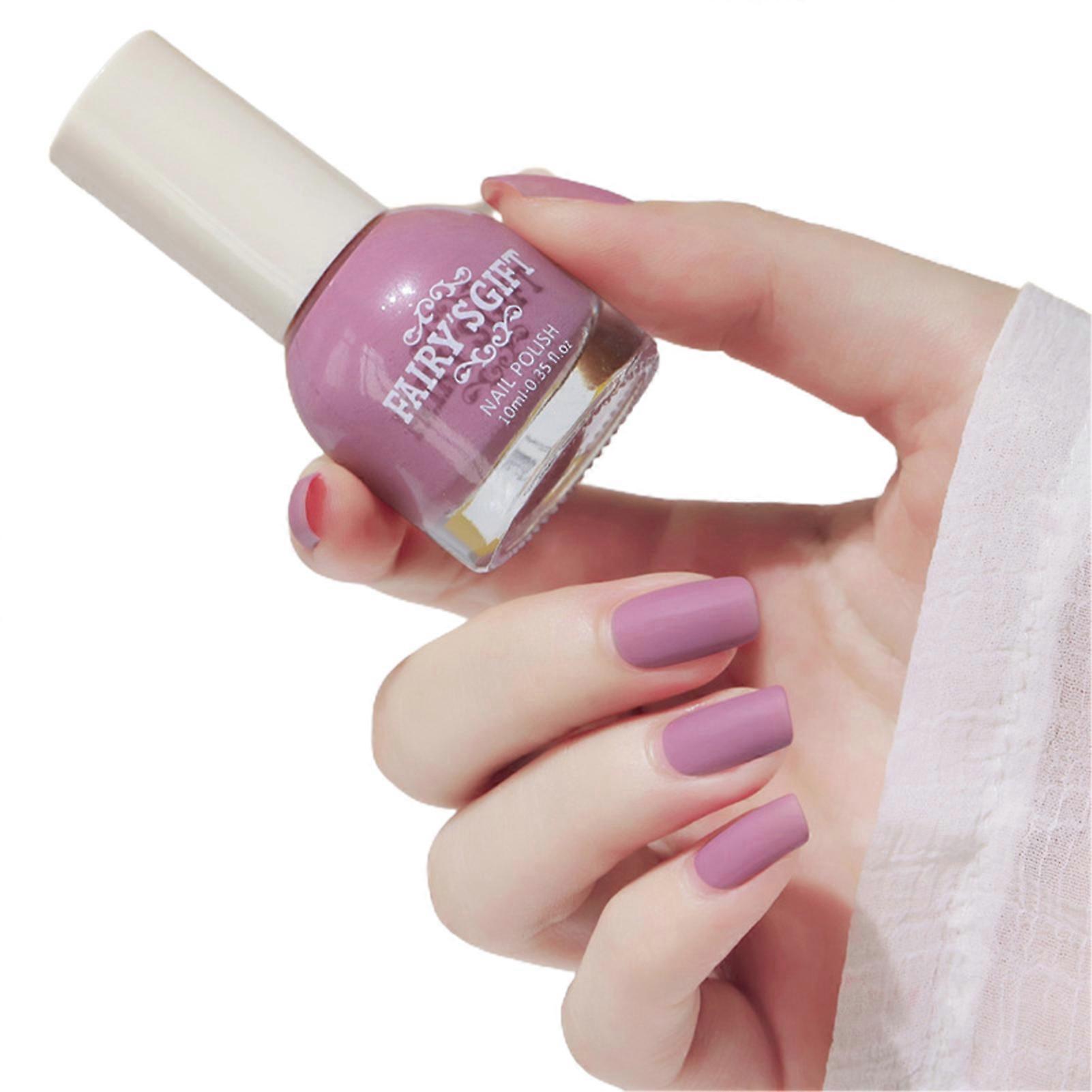 10 ml matt nagellack vattentät torka snabbt harts slät touch nagellack för skönhet