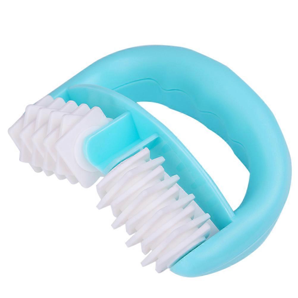 Plastic Rectangular Style Mitt Roller Massager Body Massage Roller Massage Tool Blue