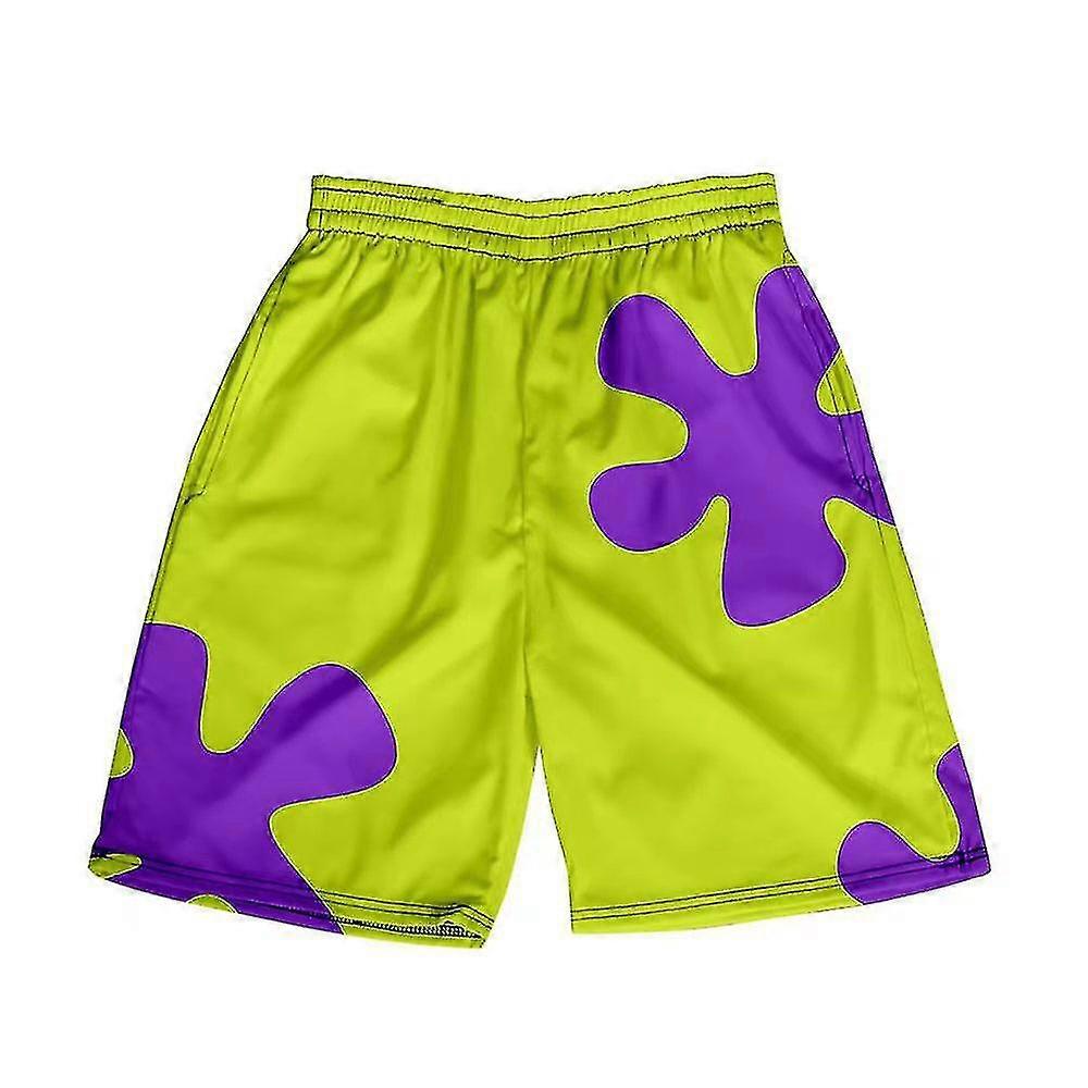 Spongebob Squarepants, Pie Star, Summer Casual Pants, Men's And Women's Beach Pants