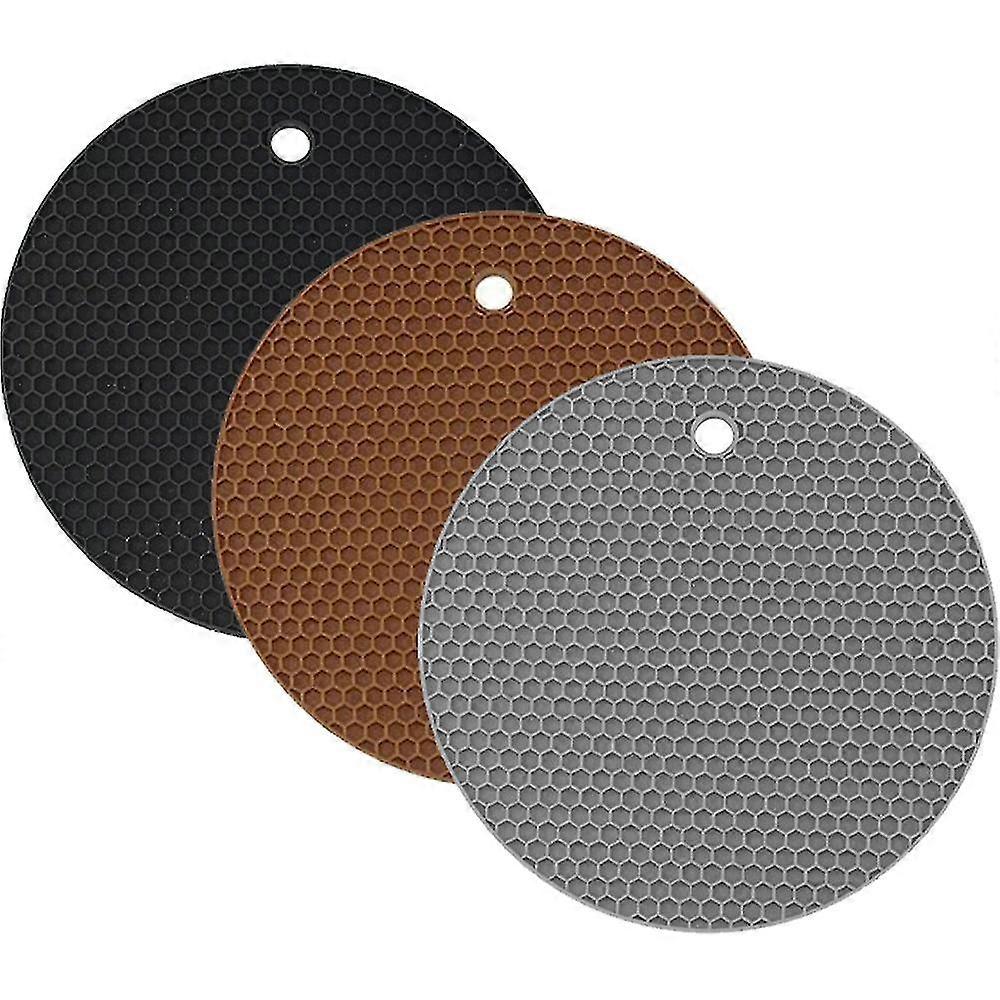 Silicone Heat Insulation Pad, Round Kitchen Coasters