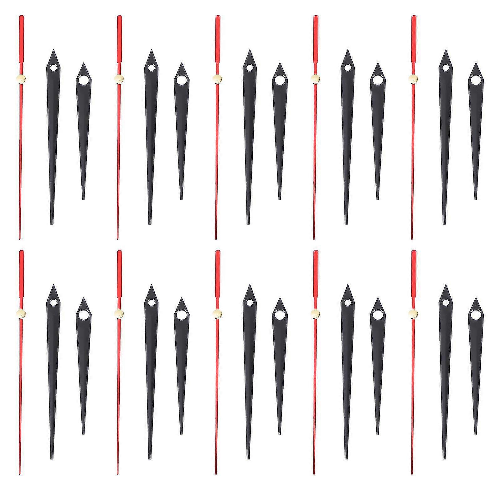 10 Sets Mute Clock Hands Replaceable Wall Clock Parts Precision Clock Hands