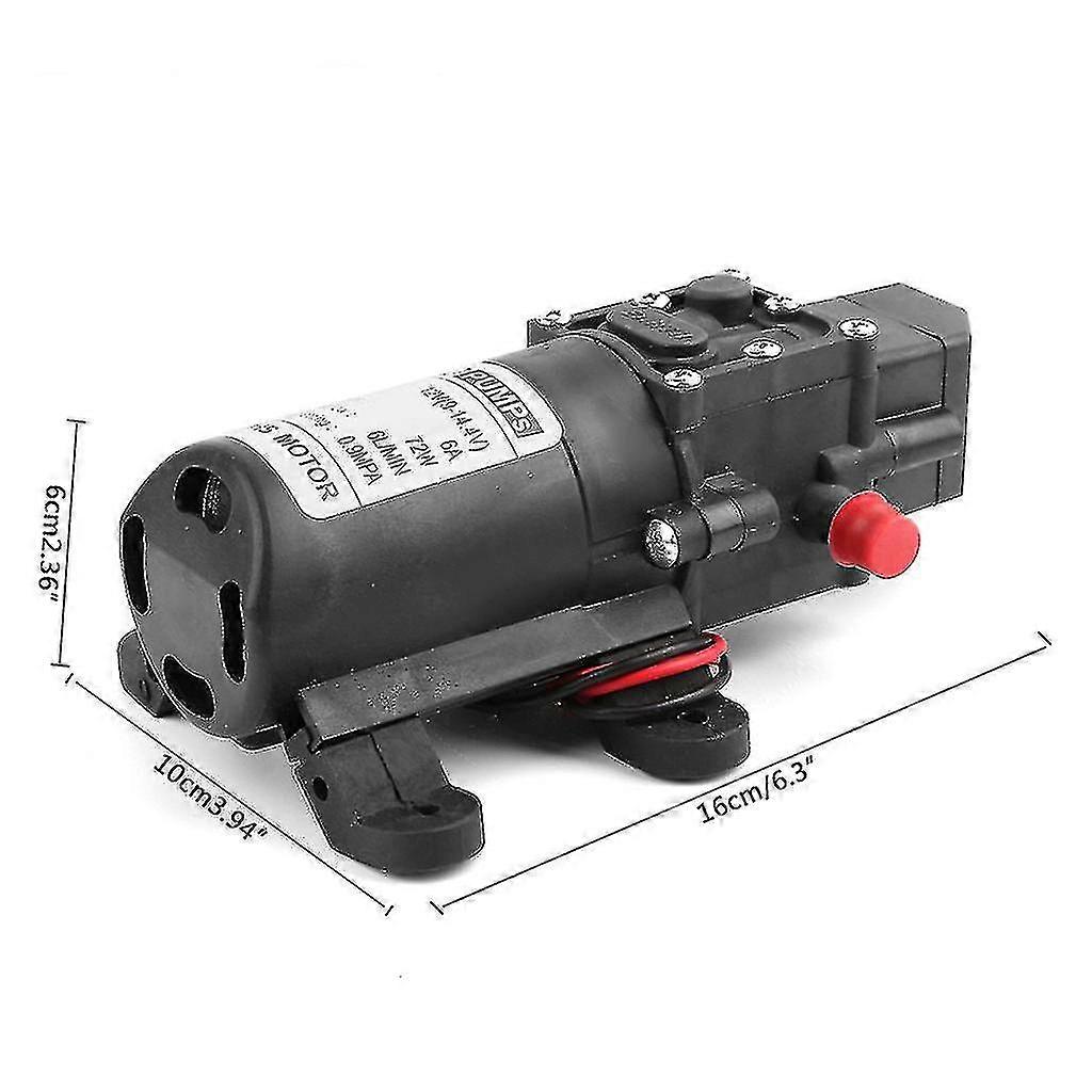 12v 72w High Pressure Micro Diaphragm Water Pump Automatic Switch Smart Type
