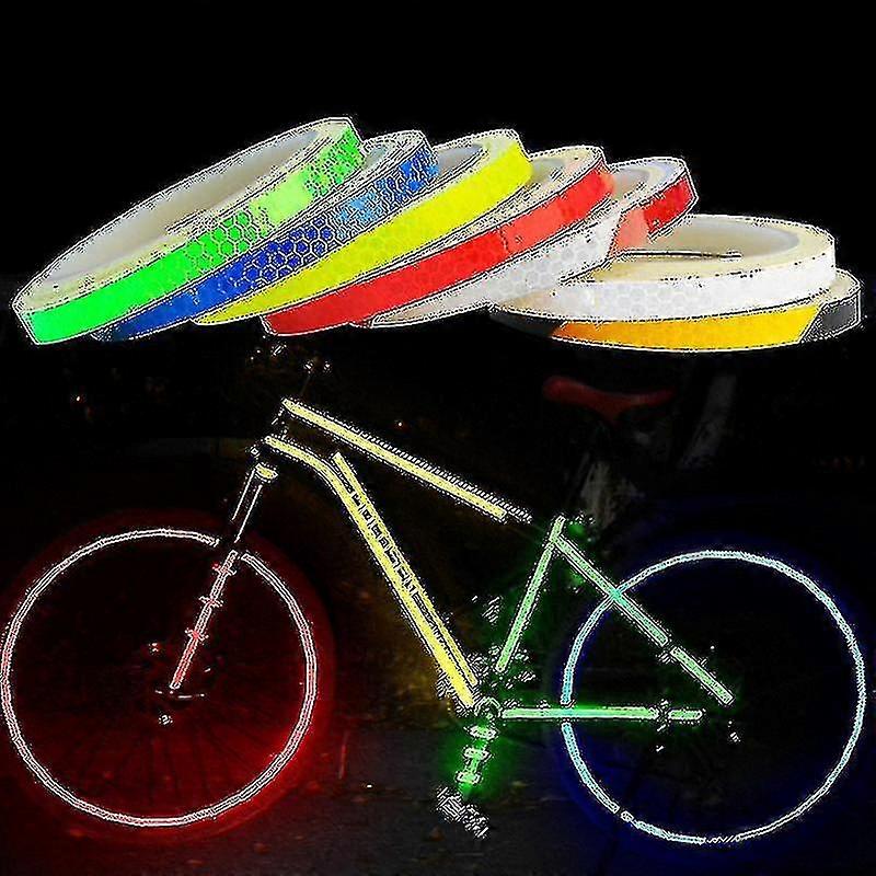 8 meter bil styling Reflekterende stribe Tape Motorcykel Cykel krop Fælg Hjulstribe Tape klistermærker Dekorative Ns2