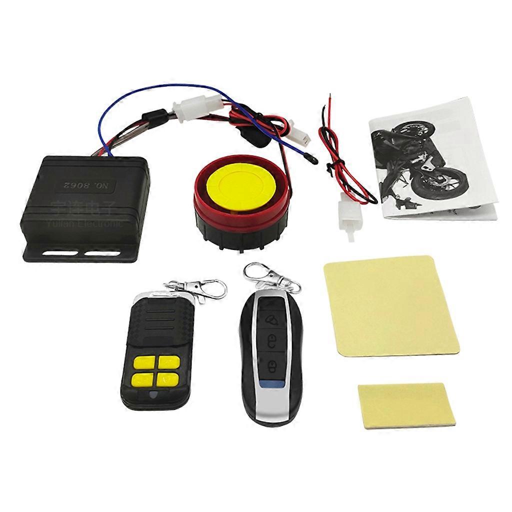 125dB Motorcycle Security Alarm Systems with Remote Engine Start Anti-Hijacking