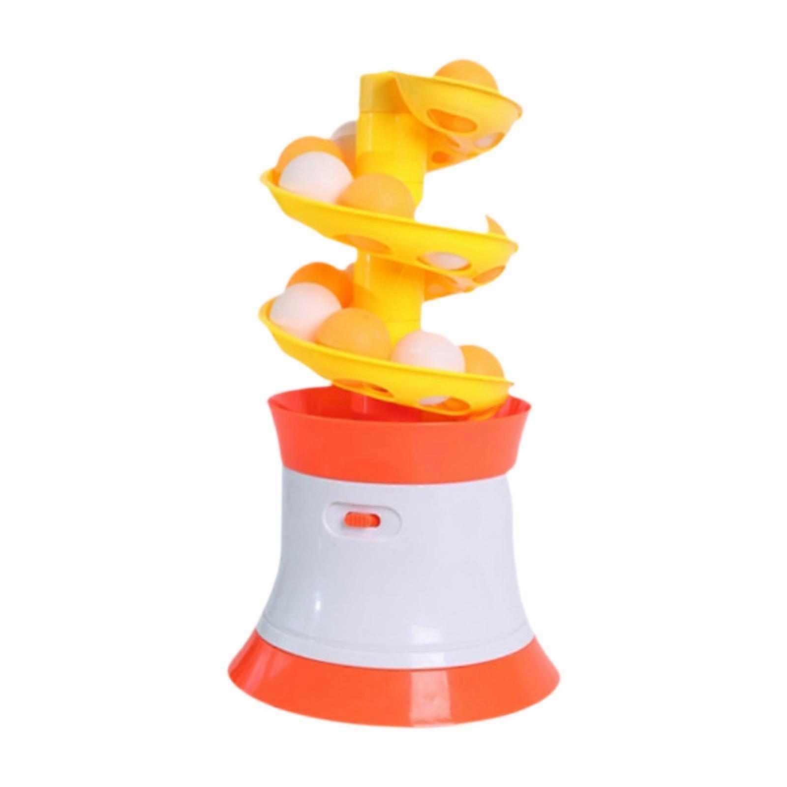 Tennis de table Robot Ping Pong Machine à balles pour l’auto-jeu Intérieur Extérieur Cadeaux Servir directement