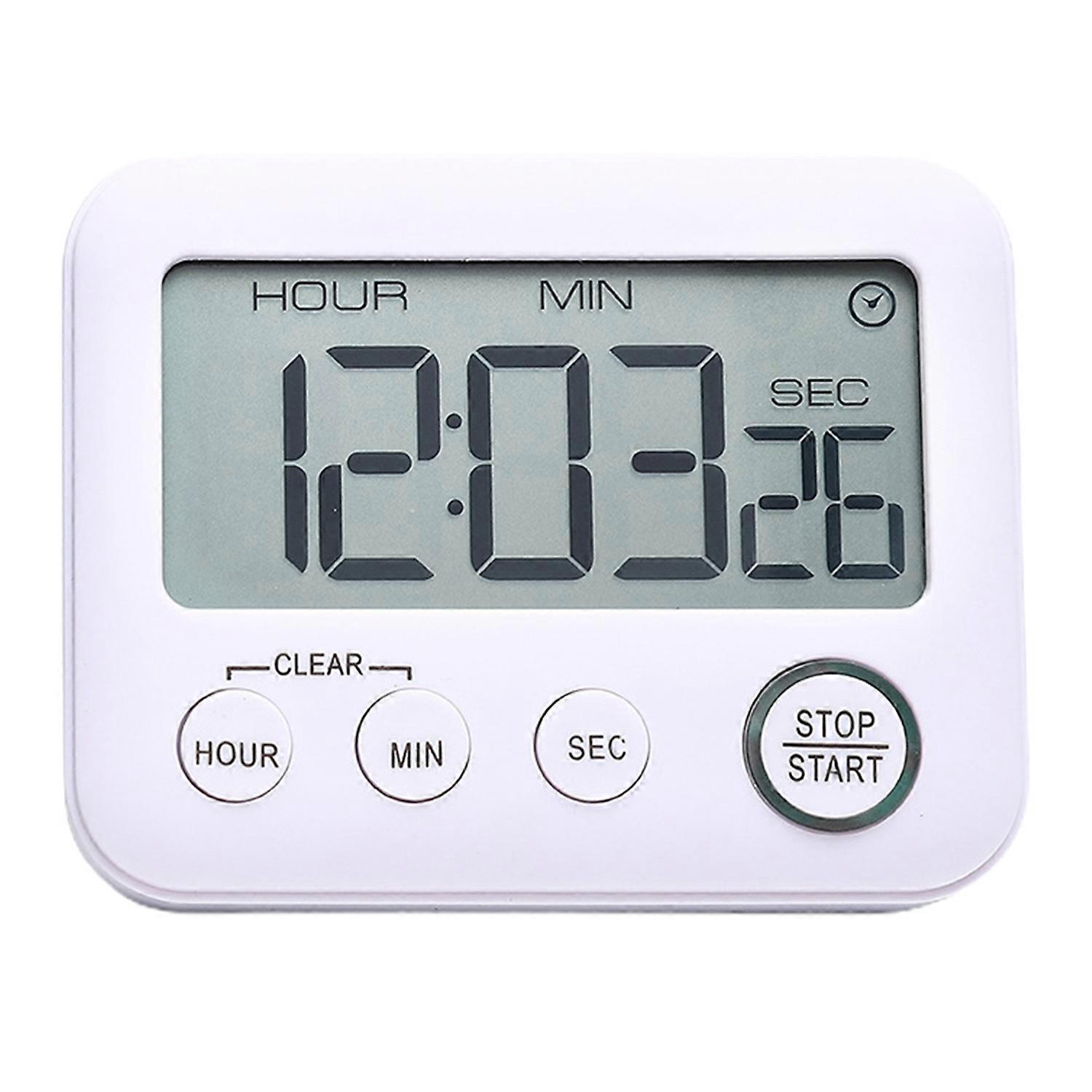 Digital Timer with Loud Alarm Large Screen Mute ON/Off Switch Kitchen Timer with Hanging Hole
