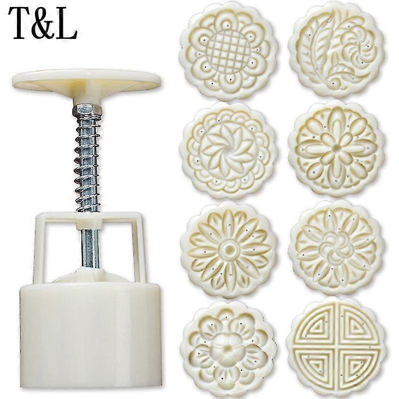 press cookie stamp moon cake decor mould barrel mooncake