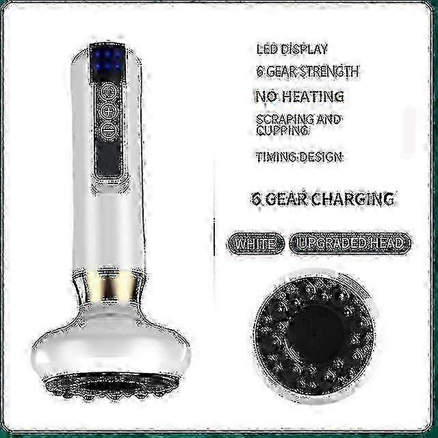 Electric Cupping Massager Vacuum Suction Cup Guasha Anti Cellulite Beauty Health Scraping Infrared Heat Slimming Massage Therapy(EPA08)