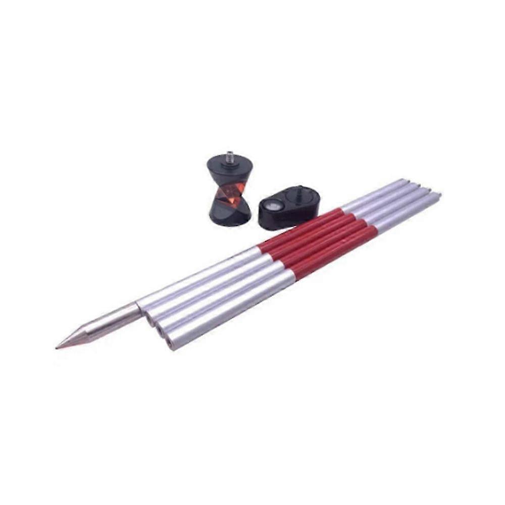 Mini 360 Degree Prism For Type Total Station Replace Grz101 Mini Prism Survey + 4 Poles With Soft B