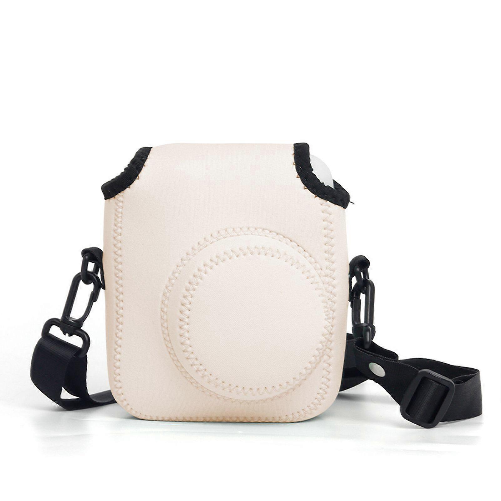 Camera Case Protector Bag Dustproof Shockproof Anti-scratch Precise Hole Positioning with Hanging Rope Camera Bag for Instax Mini12