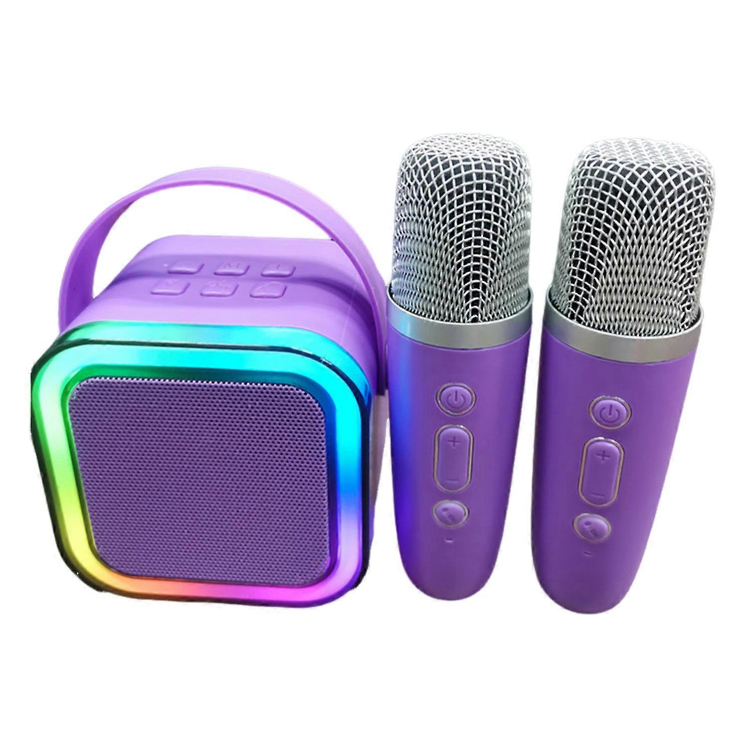 Karaoke Machine Toy with Wireless Microphone Stable Connection Low Latency Bluetooth-compatible
