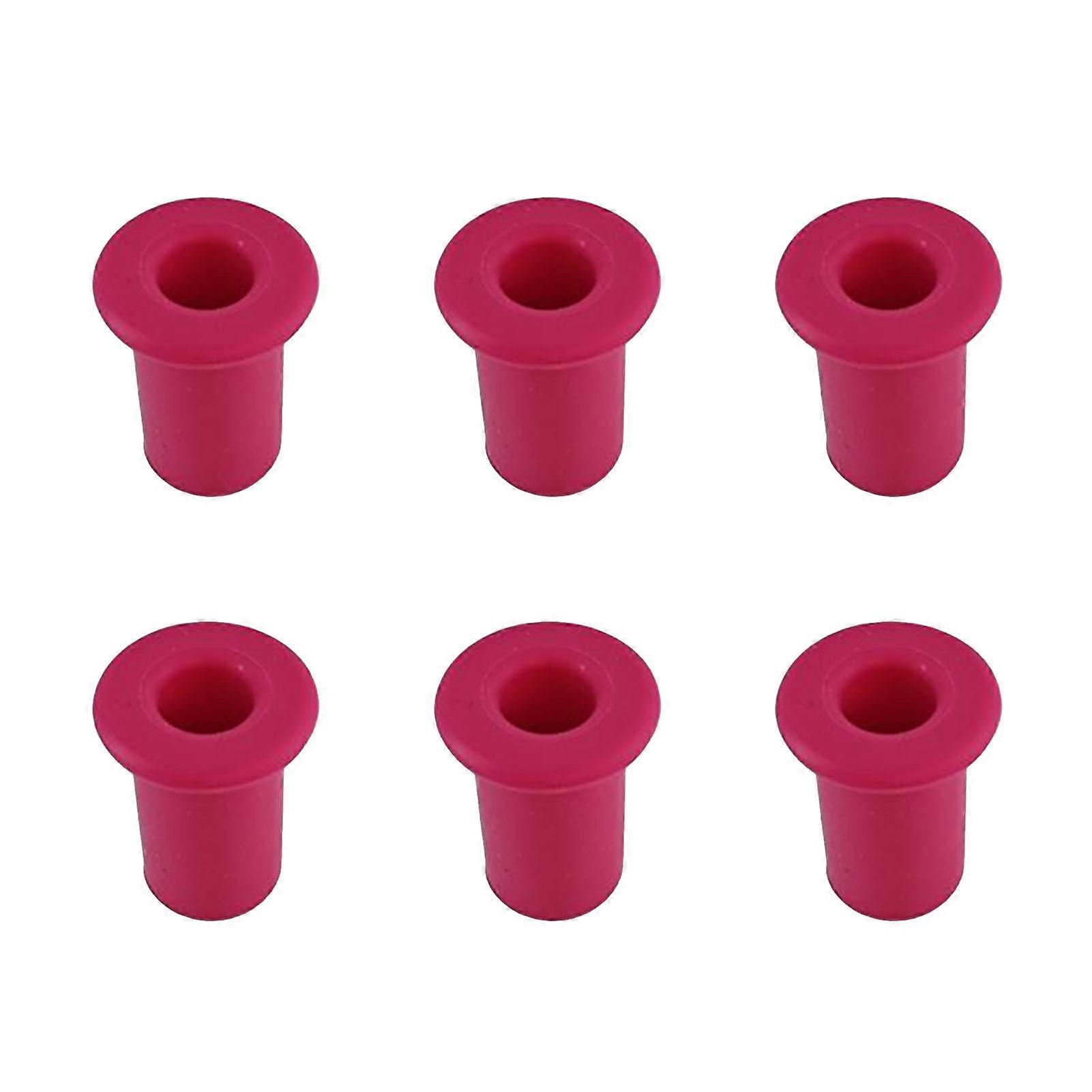 Versatile Kitchen Tool: 6PCS Reusable Silicone Cake Corer for Easy Pastry and Cake Crafting