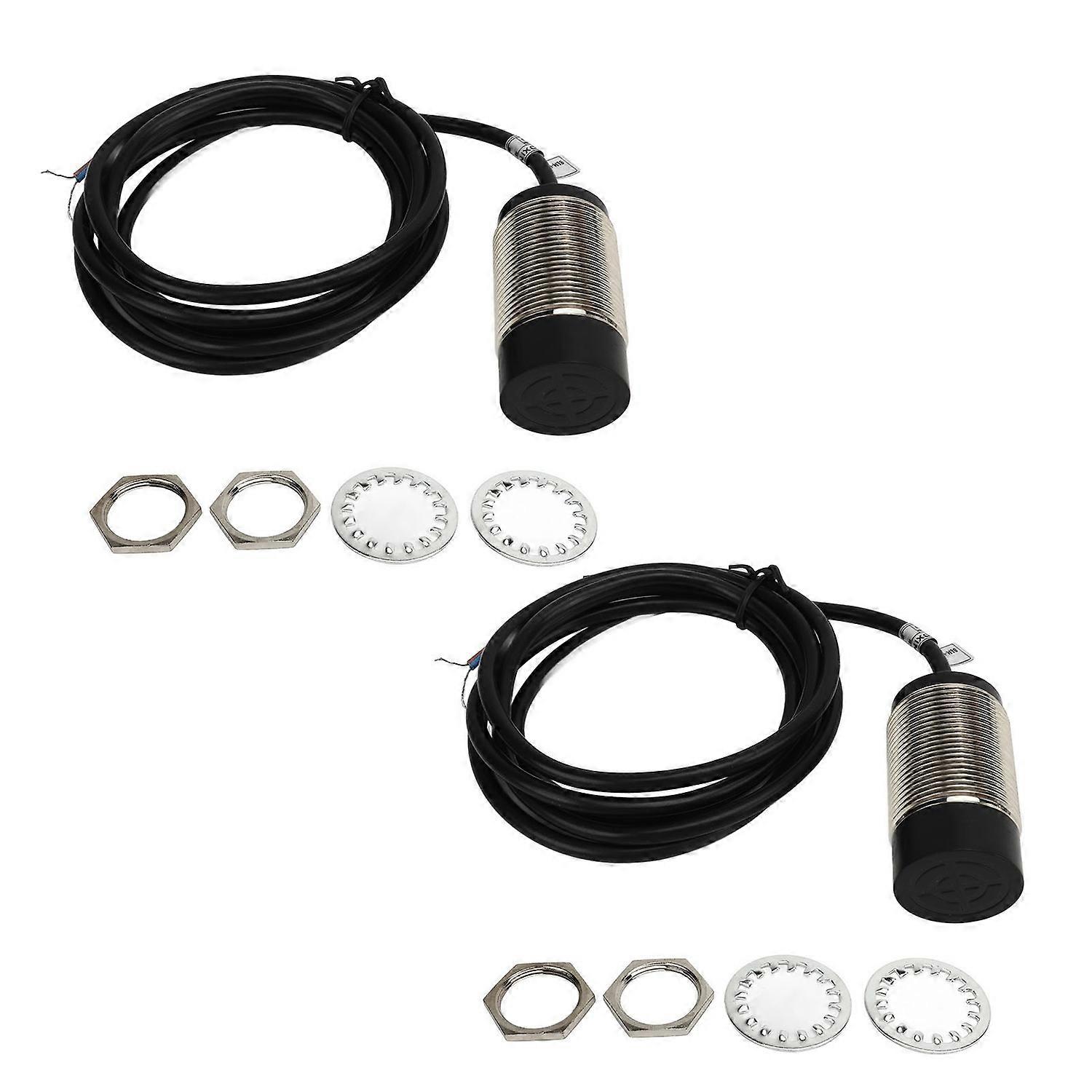 2 Set Inductive Proximity Switch 15mm Detection Distance NPN Output NO Contact 2 Wire Approach Senso