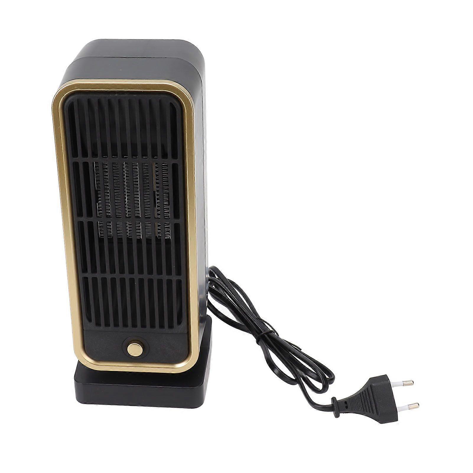 Space Heater Overheating Protection PTC Ceramic Heating Quiet 40dB Flame Retardant ABS Portable Space Heater EU Plug 220V to 250V