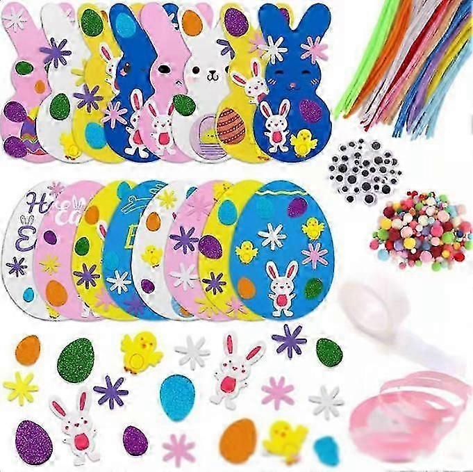 Easter Foam Stickers Set for Kids Easter Crafts Kit fast