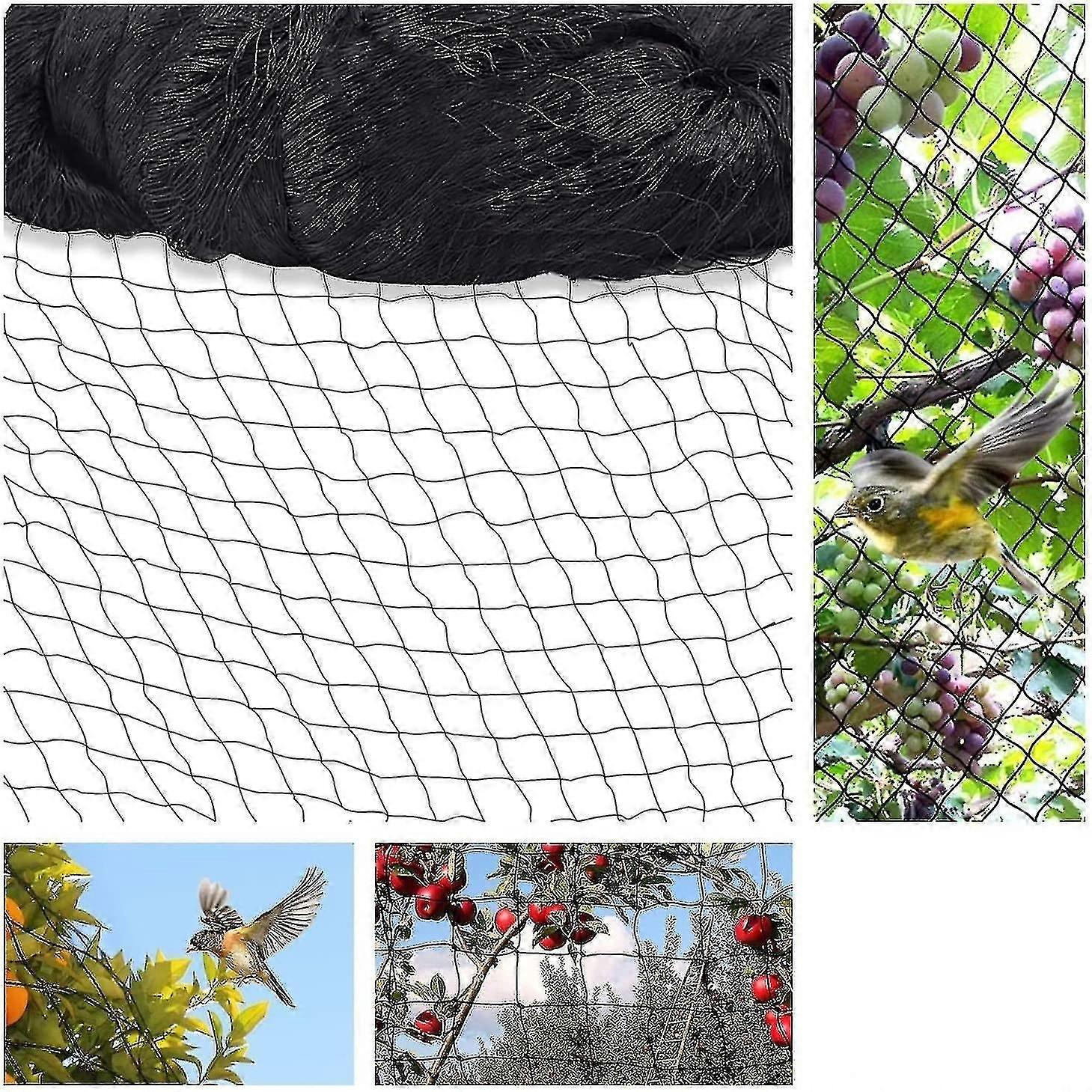 15m X 15m Bird Protection Net Bird Net Plant Net Pond Net Garden Net For Garden,5 X 5 Cm Large Holes