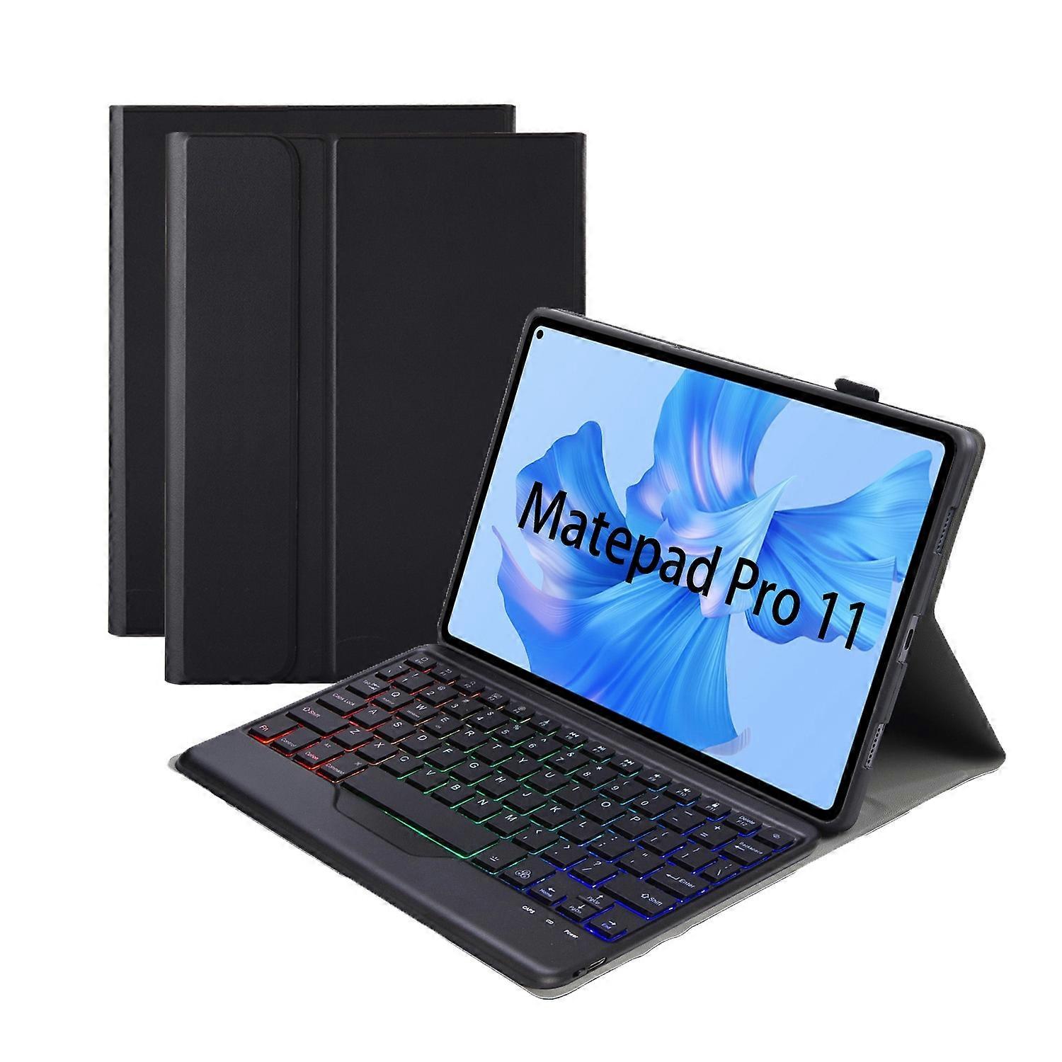 For Huawei MatePad Pro 11 2022 AHW12-BS Detachable Backlight Bluetooth Keyboard Tablet Leather Case