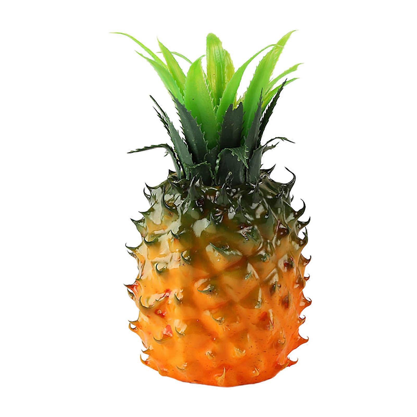 Large Artificial Pineapple Fruit Realistic Fake Fruit Ornament for Home and Retail Display
