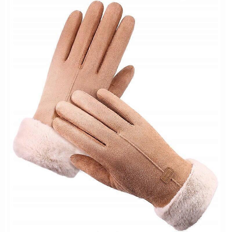 Women's Touch Gloves, Polyester/Ecological Leather