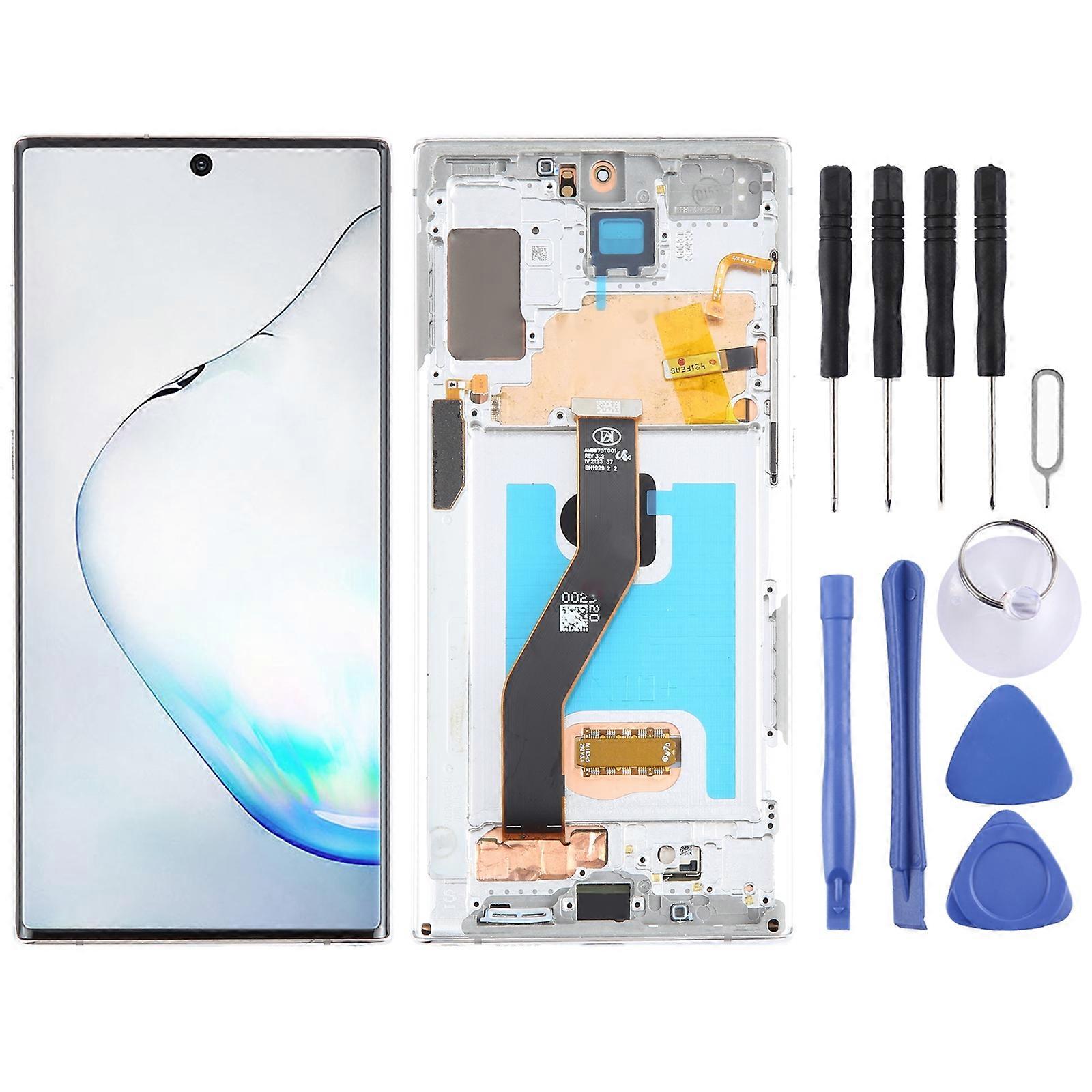 For Samsung Galaxy Note10+ SM-N975 6.67 inch OLED LCD Screen Digitizer Full Assembly with Frame
