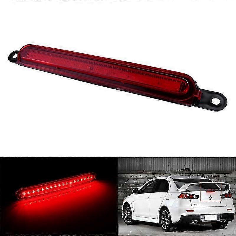 For 2008-2016 Mitsubishi Lancer Evo X Led Rear Trunk Boot Third Brake Light Redmotor Vehicle Lighting