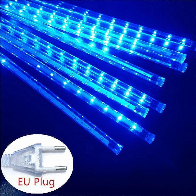 Led String Lights Meteor Shower 8 Tubes Christmas Tree Decorations New Year Outdoor Fairy Garden