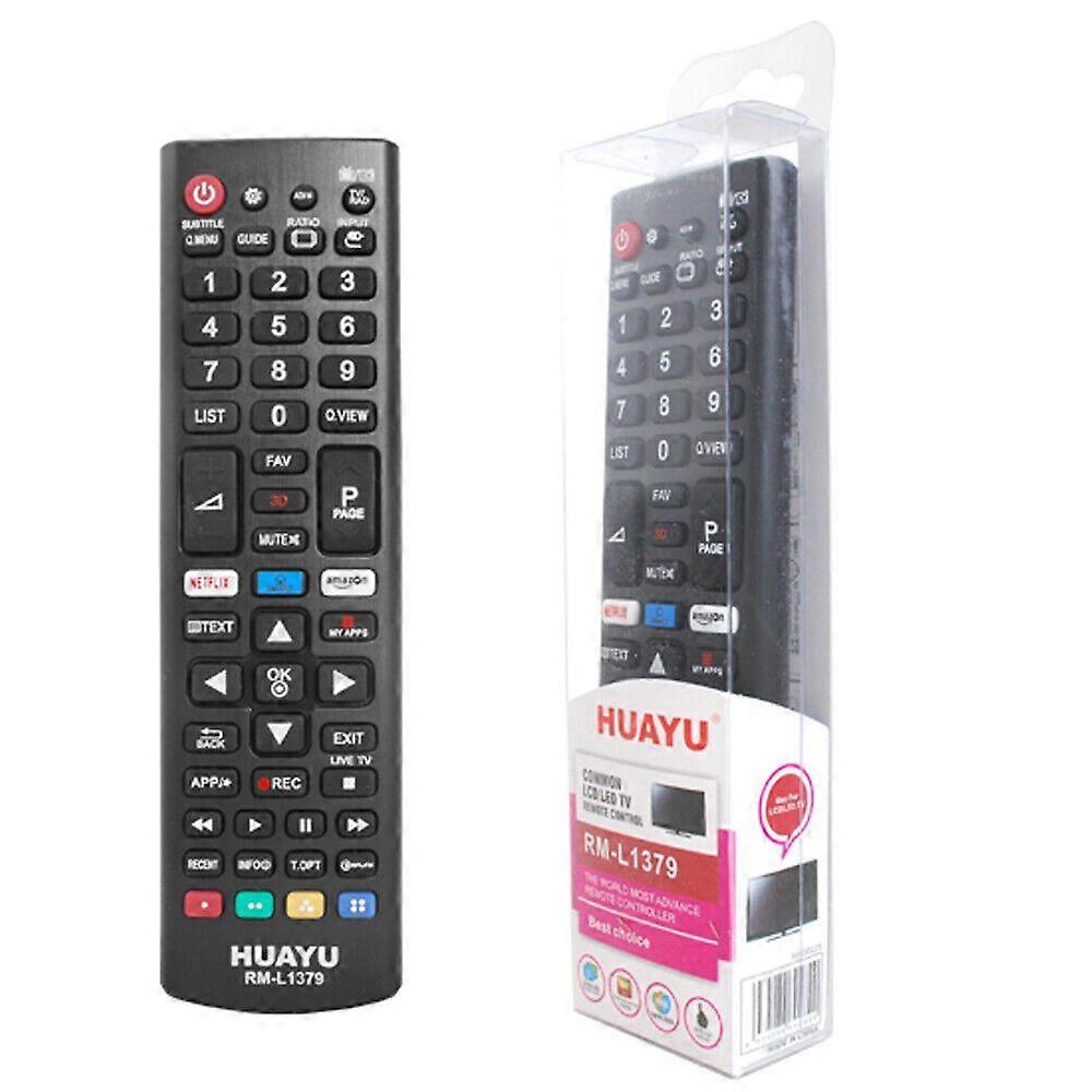 New HUAYU RM-L1379 Replacement For LG LCD TV Remote Control Netflix AKB73975730