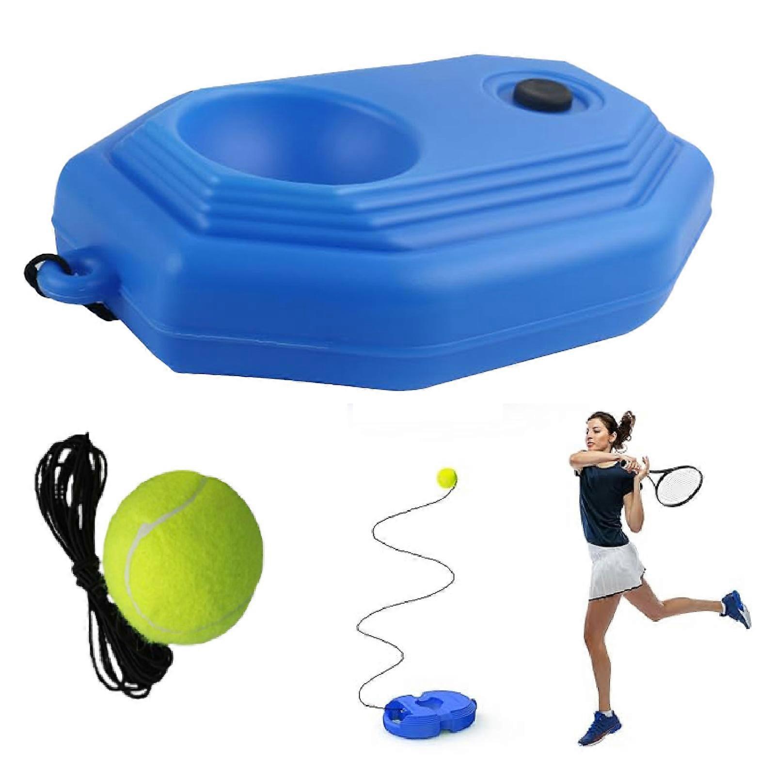 Portable Tennis Trainer Rebound Ball with Ball - Solo Training Equipment for Adults, Beginners Seniors