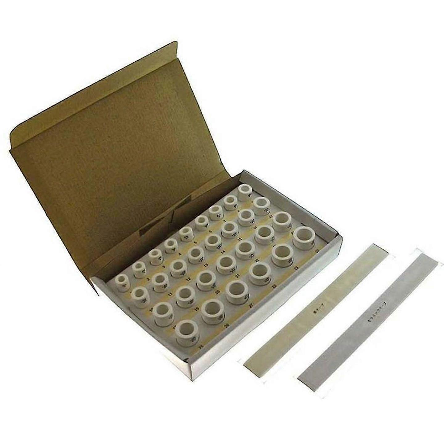 x30 Reusable Ceramic Ring Sizing Pellets Firing PMC Silver Clay Rings 30mm