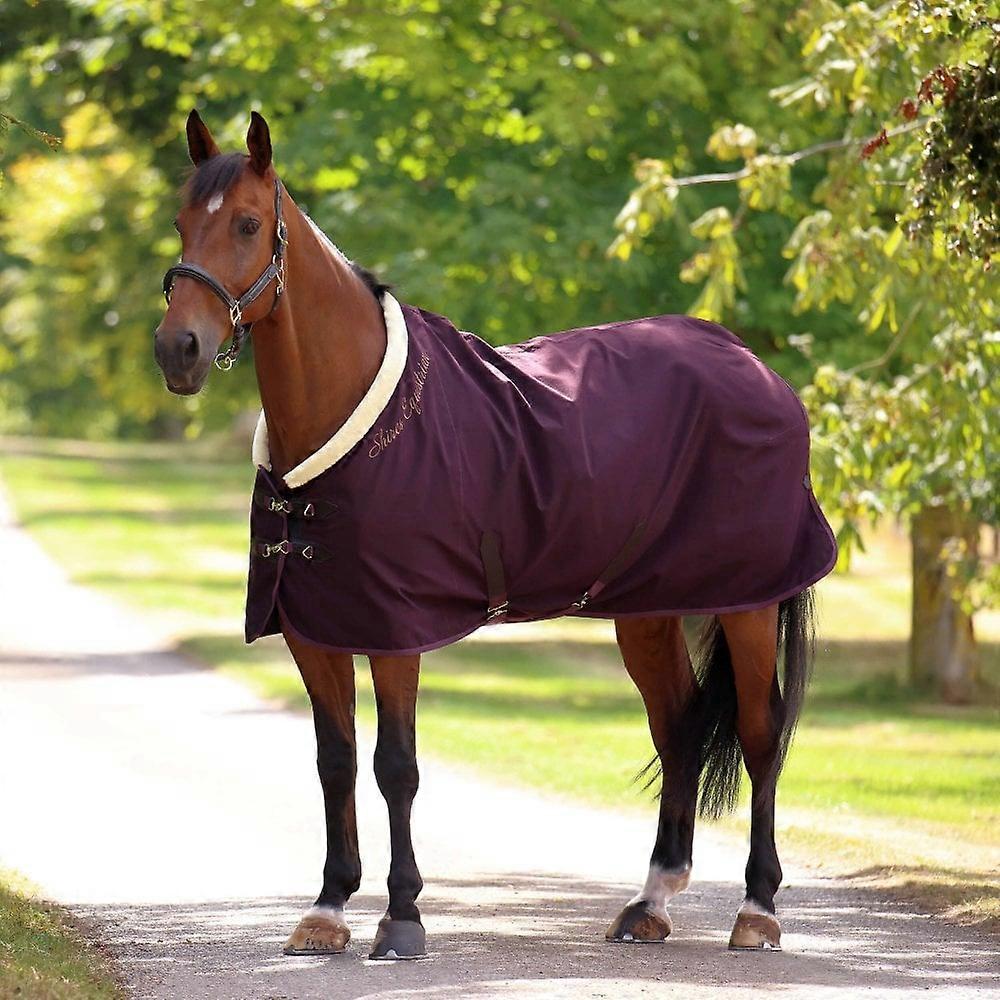 Shires Deluxe Stable Sheet - Black Cherry