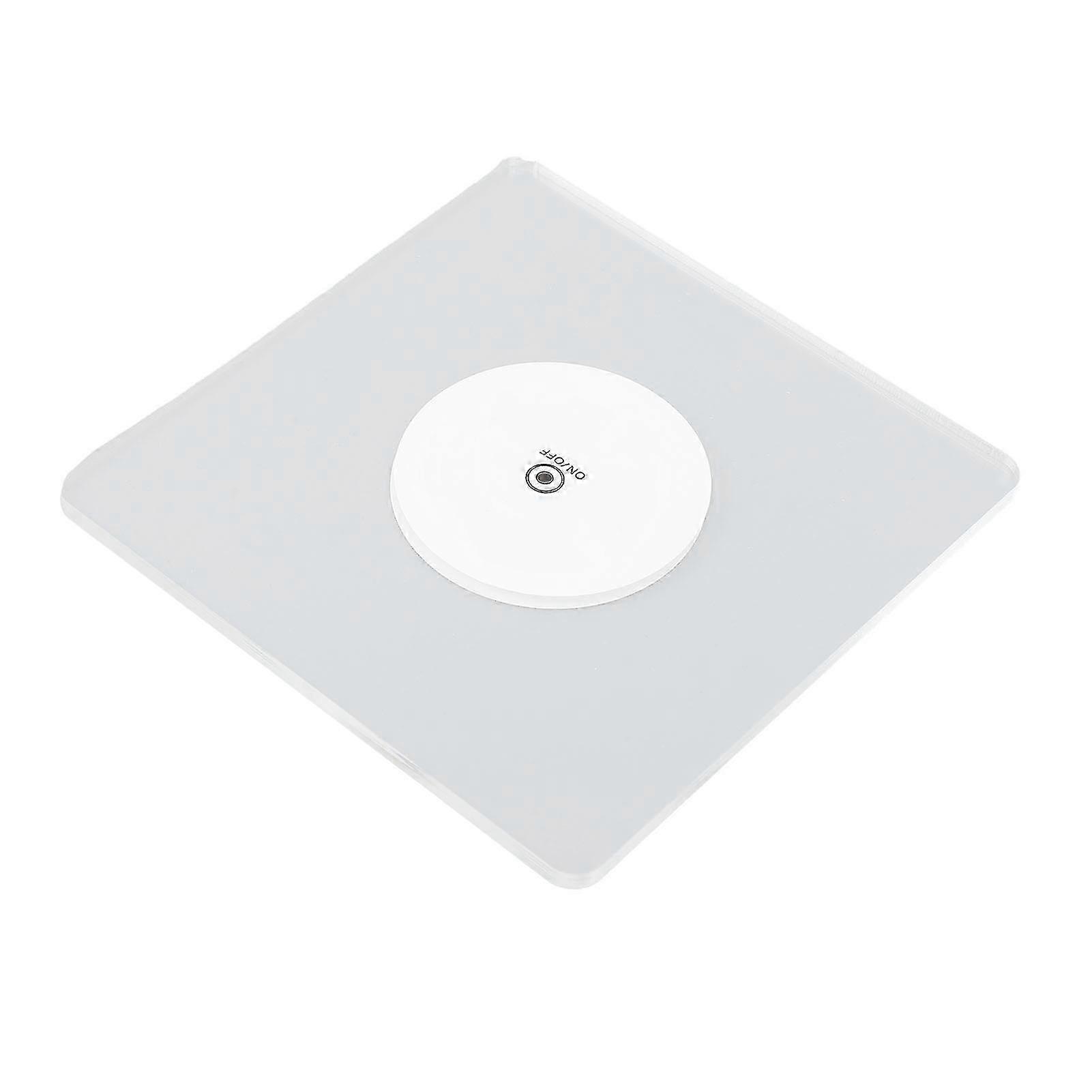 Sottobicchiere LED colorato Sottobicchiere LED antiscivolo trasparente 3 modalità per vino per bar e feste domestiche f26