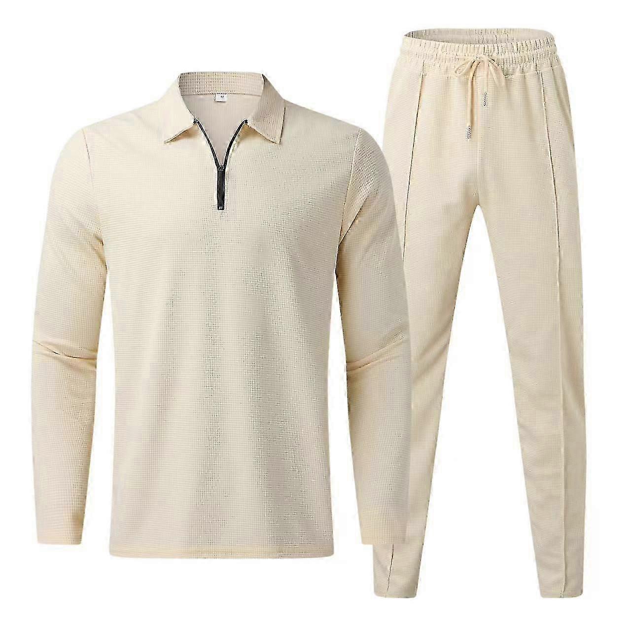 Hommes 2 pièces Tenues Polo décontracté Ensembles de jogging athlétique