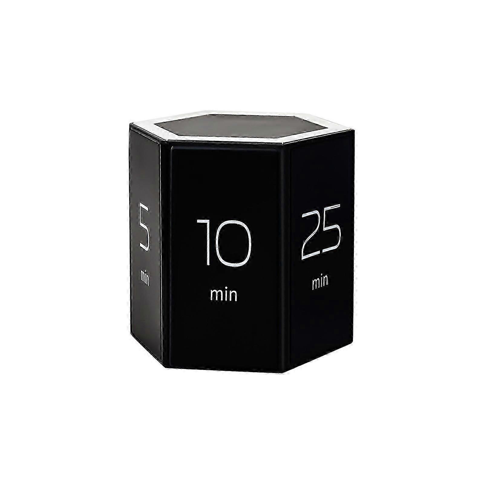 Créatif Hexagone Flip Minuterie Mutable Compte à rebours Rappel Compte à rebours Gadgets de cuisine Approvisionnement Pour Classe Enfants Apprentissage-BIEN