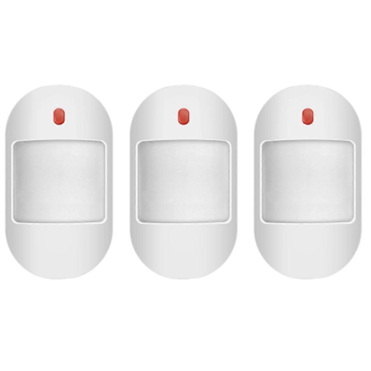 3pcs Enhanced Wireless PIR Motion Sensor Alarm Detector 433MHz Wireless Infrared Detector