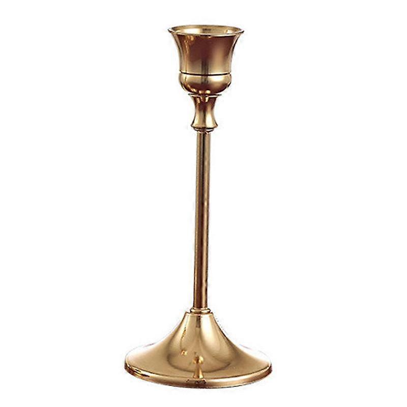 1PC Decorative Desktop Iron Candlestick Metal Candlestick Holder for Fireplace Party Dining Home
