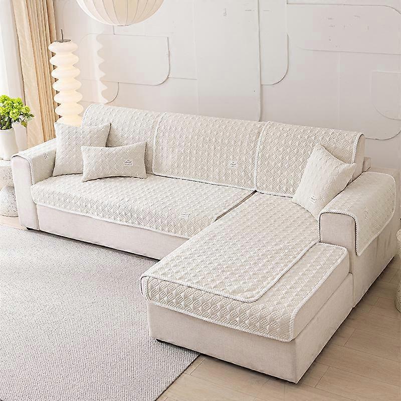 Chenille Sofa cover Four Seasons Universal Simple Modern Cushion Seat Cushion Non-slip Cushion Cover Backrest Towel Cover Cloth