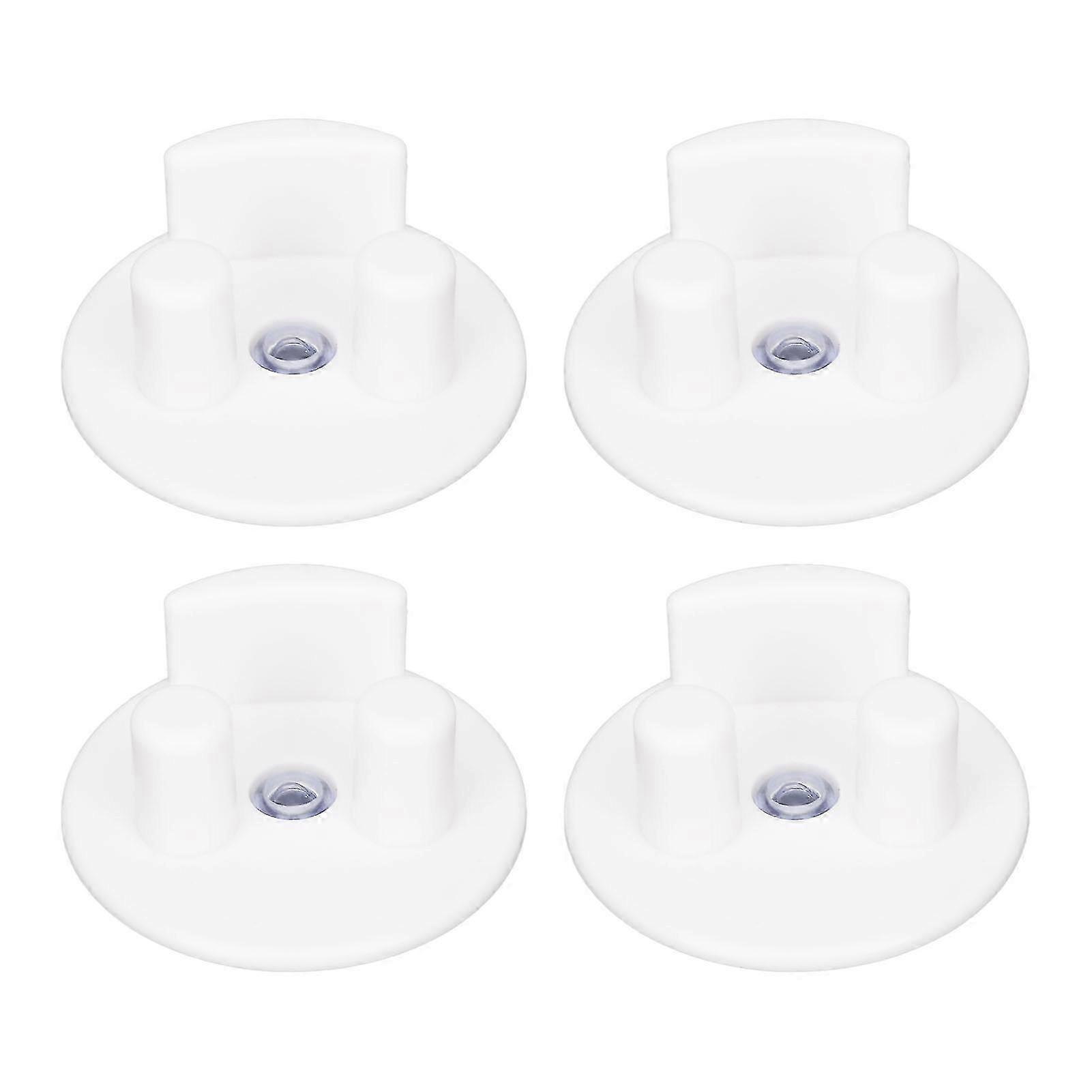 4 Pcs Sponge Holder Suction Cup Design Easy Installation Sponge Organizer Fixing Bracket for Kitchen Bathroom