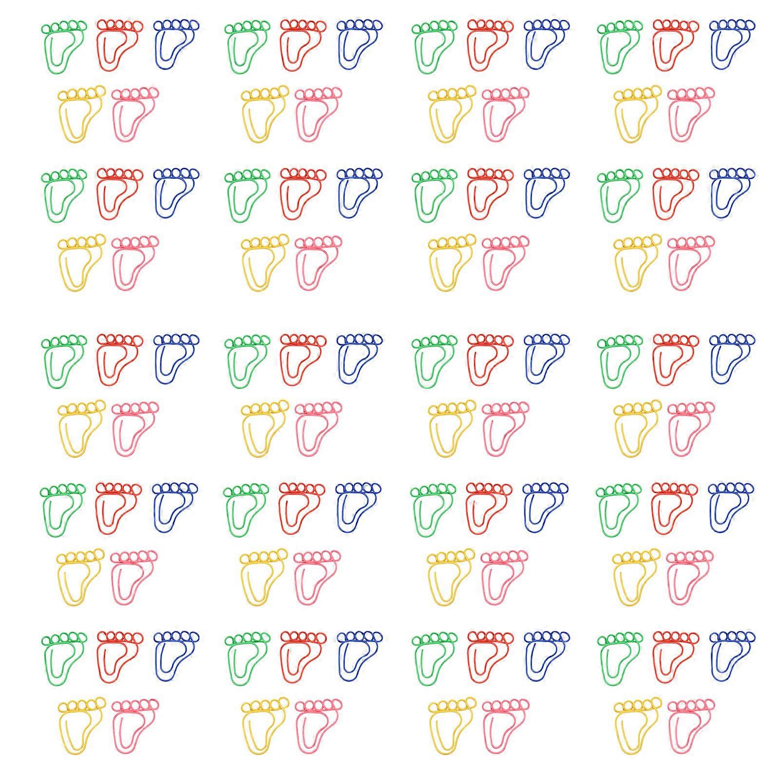100 יחידות טביעת רגל מוגברת התנגדות להחליק תהליך ציפוי מהדקי נייר מתכתיים ביצוע כרטיס סקראפבוקינג